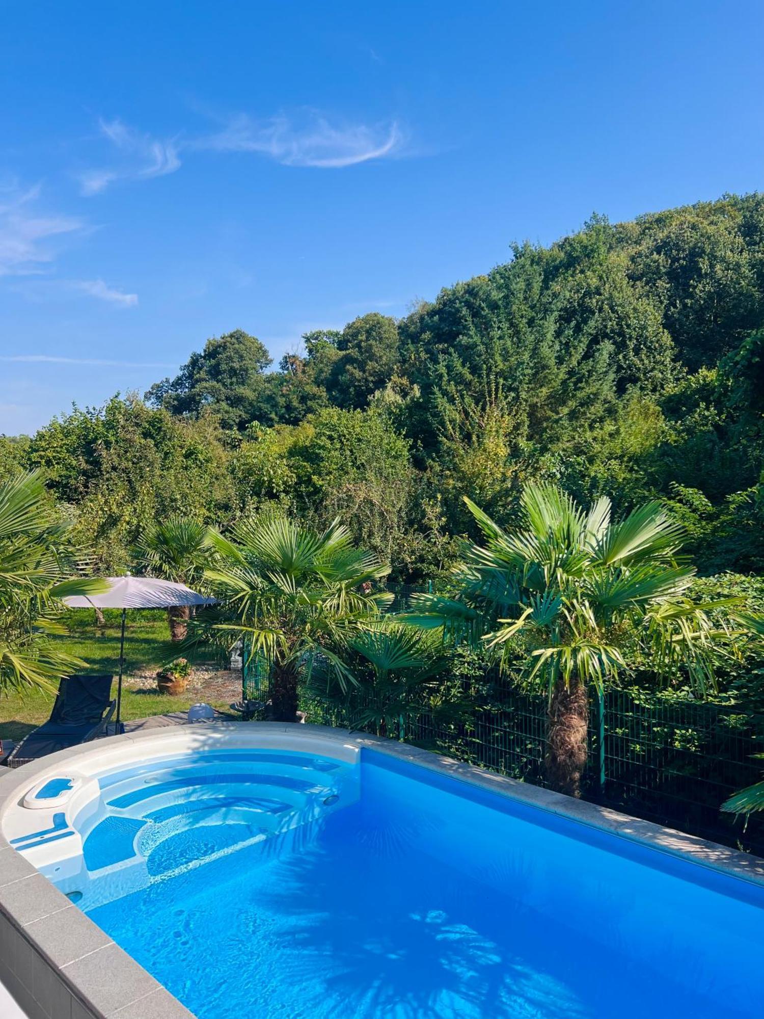 Privates Ferienhaus Mit Pool & Whirlpool Zentral In Bad Dürkheim Esterno foto